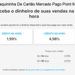 Maquininha De Cartão Mercado Pago Point Mini