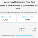 Maquininha Do Mercado Pago Azul