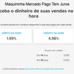 Maquininha Mercado Pago Tem Juros